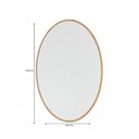 Ver imagem 2 de Espelho Oval Meraki 60 Cm X 90 Cm Tauari