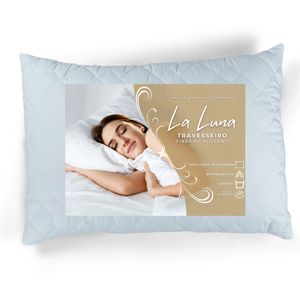 Travesseiro La Luna Anatômico 100% Fibra de Silicone Importada e Antialérgica