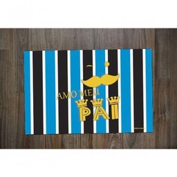 Jogo Americano 2un P/ Pai Time Vermelho, Branco e Azul - 4