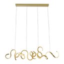Ver imagem 3 de Lustre Pendente Taschibra Toronto Led Bivolt Dourado 3000k Luz Amarela 15051086