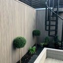 Ver imagem 2 de Painel Ripado Externo em Placa 21,9CMX290CM (0,64m²) WPC Bege/Madeira Antiga Casa Grassi