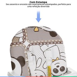 Cadeira Alta De Bebe Para Alimentação Refeição Até 23 Kg Nick Panda Galzerano - 5