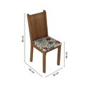 Ver imagem 4 de Conjunto Sala de Jantar Rosie 4 Cadeiras Madesa