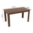 Ver imagem 3 de Conjunto Sala de Jantar Rosie 4 Cadeiras Madesa