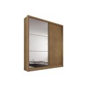 Ver imagem 2 de Guarda Roupa 2 Portas 3 Gavs Thor N. Horizonte Cinamo