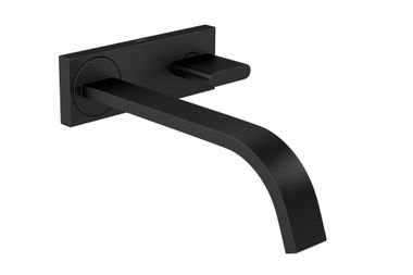 1179.BL33.MT  Torneira De Parede Com Chapa Para Lavatório Polo BLACK MATTE - 1