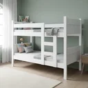 Ver imagem 1 de Beliche Resistente Fortaleza em Mdf Vira 2 Camas Solteiro Branco