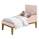 Ver imagem 5 de Jogo de Quarto Infantil Classic Cômoda 6 Gavetas e Berço Rosa Fosco com Pés Amadeirado - Reller Móve
