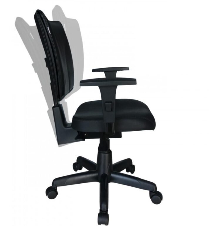 Cadeira Executiva Back System Be-one com Braços Reguláveis - Cor Preta - 33006