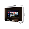 Painel para Tv's de 32 a 43'' Polegadas com Nicho-várias Cores: Preto - 5
