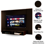 Painel para Tv's de 32 a 43'' Polegadas com Nicho-várias Cores: Preto - 4