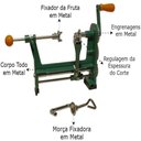 Ver imagem 4 de Descascador de Laranja Manual para Mesa - Eficaz e Prático