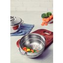 Ver imagem 2 de Cozi-vapore Solar 24 Cm 5,6 L em Inox com Alças Tramontina 62510/240