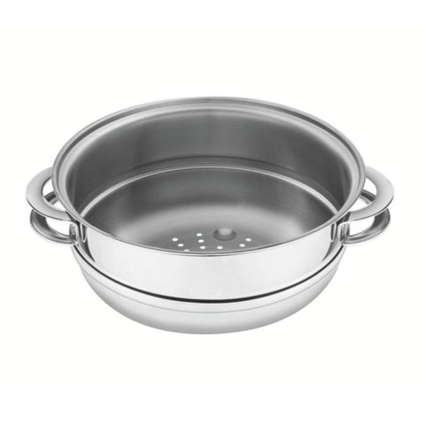 Cozi-vapore Solar 24 Cm 5,6 L em Inox com Alças Tramontina 62510/240