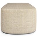Ver imagem 6 de Puff Decorativo Orgânico para Living Quarto 100cm Doha W01 Linho Palha - Lyam Decor