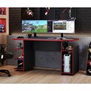 Ver imagem 2 de Mesa para Computador Office Nt 2065 Preto com Vermelho - Notável
