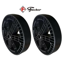 Rodas para Betoneira Fischer Mob 400l Original Plástico - 1