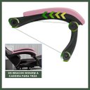 Ver imagem 6 de Cadeira Escritório Gamer Nitro Rosa Ergonômica Couro Sintético Reclinável Altura Ajustável LuvinCo