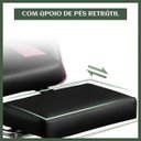 Ver imagem 5 de Cadeira Escritório Gamer Nitro Rosa Ergonômica Couro Sintético Reclinável Altura Ajustável LuvinCo
