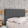 Cabeceira Estofada Queen Bragança Suede - Móveis Arapongas - 1