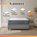 Ver imagem 4 de Colchão Casal Probel Molas Ensacadas 138x188x30 Day Springs a Vácuo Branco/cinza