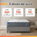 Ver imagem 3 de Colchão Casal Probel Molas Ensacadas 138x188x30 Day Springs a Vácuo Branco/cinza