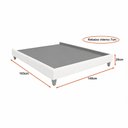 Ver imagem 4 de Cama Japonesa com Cabeceira Yeon Corea Casal Linho Cinza - Sallar Home
