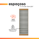 Ver imagem 5 de Modulo de Guarda Roupas para Quarto Madrid 2 Portas Maxel