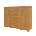 Ver imagem 3 de Comoda Grande para Quarto e Mini Roupeiro 5 Gavetas Infantil ou Adulto