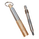 Ver imagem 1 de Riscador de Inox e Latão Tipo Chaveiro com Ponta de Widea 150 Mm - Ekale Ek-2022