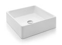 Ver imagem 1 de Cuba de Apoio Quadrada Branco 390x390x140mm - Docol Louças Docol Louças