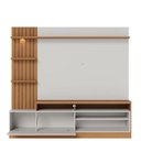 Ver imagem 3 de Estante Home Theater Maceió com Mesa de Centro Jeri Freijó Off White e Aparador Riviera Freij