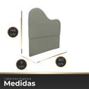 Ver imagem 6 de Cabeceira Casal Queen Estofada para Cama Box em Buclé