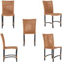 Ver imagem 6 de Mesa Ascoli com 4 Cadeiras Cannes de Alumínio Trama Terra Cota