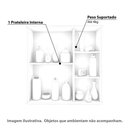 Ver imagem 4 de Espelheira para Banheiro Treviso com 1 Porta e 3 Nichos - Br