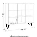 Ver imagem 7 de Nicho Organizador com Rodízios Retrô Freijó - Qmovi