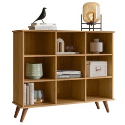 Nicho Organizador com Rodízios Retrô Freijó - Qmovi - 1