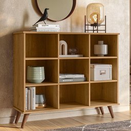 Nicho Organizador com Rodízios Retrô Freijó - Qmovi - 6