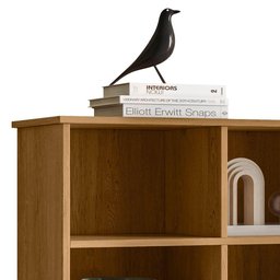 Nicho Organizador com Rodízios Retrô Freijó - Qmovi - 2