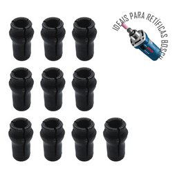 Pinça para Retífica Bosch Ø 1/4 - 10 Peças - 2