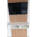 Ver imagem 1 de Nicho Rack Suspenso Divisão Duplo Prateleira Sala Decoração - Branco Tx