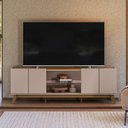 Ver imagem 1 de Rack para TV 75 Polegadas 67cm x 200cm Guaruja Grigio/Canela