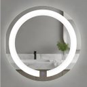 Ver imagem 2 de Espelho Redondo 60cm Maquiagem Iluminado 3 Leds Touch Screen