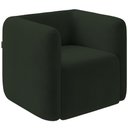 Ver imagem 1 de Poltrona Decorativa para Sala de Estar Fixa Living Peônia K01 Veludo Verde - Lyam Decor