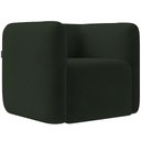 Ver imagem 6 de Poltrona Decorativa para Sala de Estar Fixa Living Peônia K01 Veludo Verde - Lyam Decor