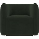 Ver imagem 3 de Poltrona Decorativa para Sala de Estar Fixa Living Peônia K01 Veludo Verde - Lyam Decor