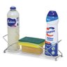 Porta Detergente Esponja Bucha Sabão Organizador Pia Cozinha Suporte Cromado - 1