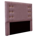 Ver imagem 3 de Kit Cabeceira e Calçadeira Recamier Queen 1,60m Gênova Veludo Uva - Pallazio