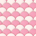Ver imagem 3 de Papel de Parede Infantil - Escamas Rosa e Branco Arte Destaque 3 Metros