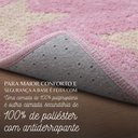 Ver imagem 5 de Tapete Sala Dubai Infantil Menina Antiderrapante 1,00x1,50:estrela